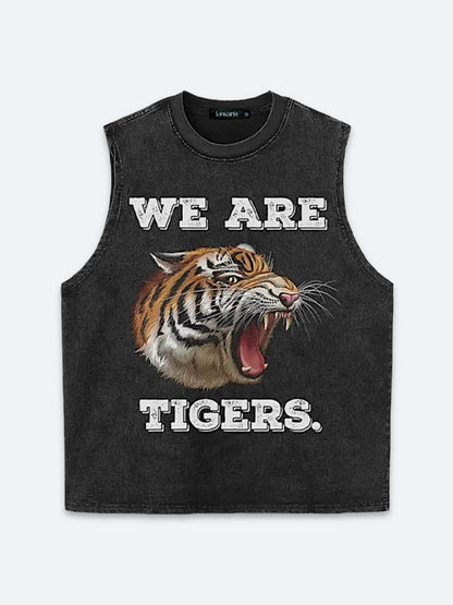 TIGER'S ROAR VINTAGE SLEEVELESS SHIRT