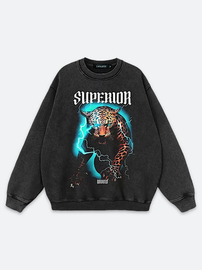 JAGUAR UNLEASHED VINTAGE CREWNECK