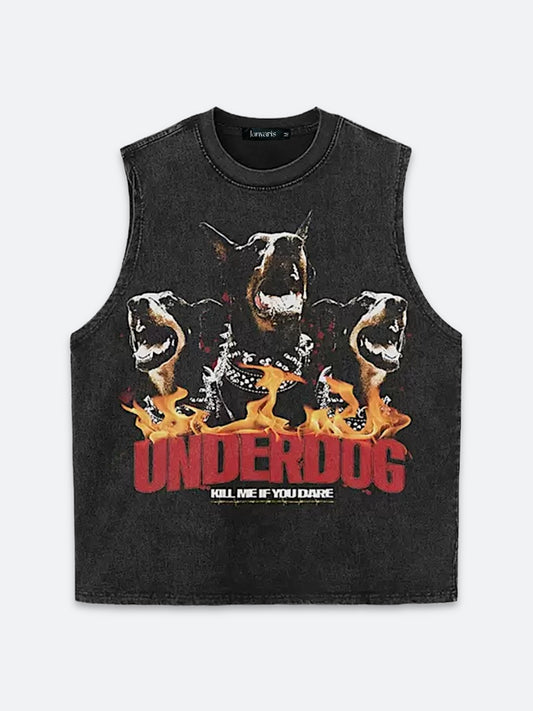 UNDERDOG DARE VINTAGE SLEEVELESS SHIRT