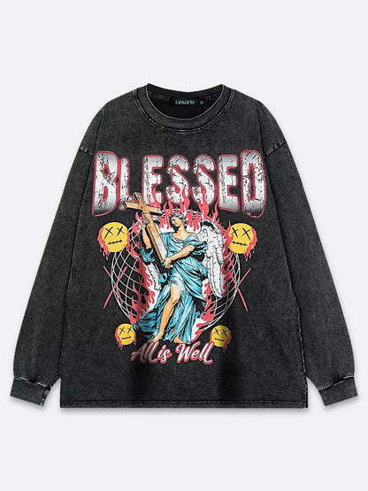 DIVINE BLESSING VINTAGE LONGSLEEVE