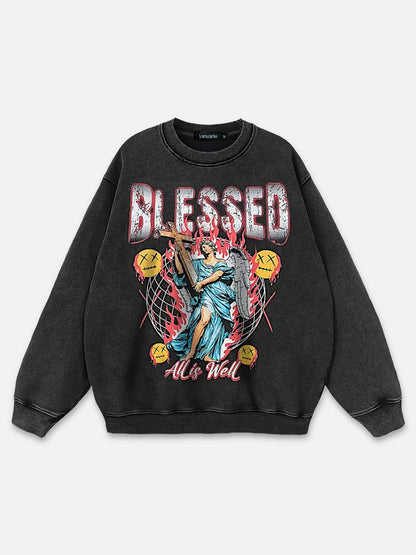 DIVINE BLESSING VINTAGE CREWNECK