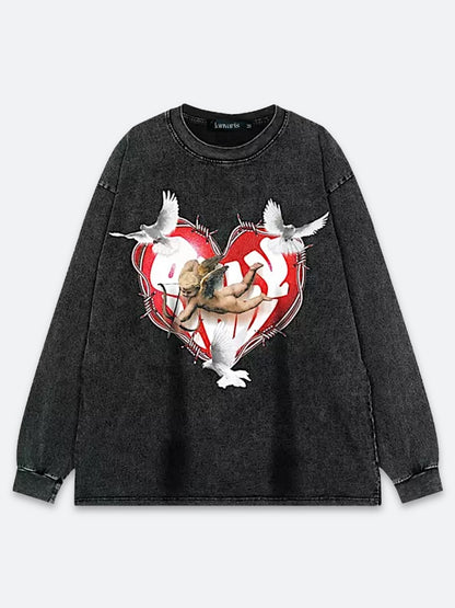 HEART'S LOCK VINTAGE LONGSLEEVE