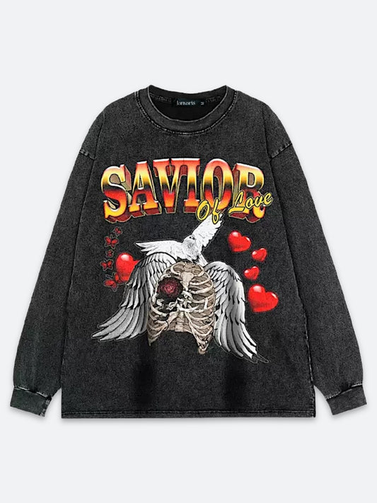 WINGS OF FAITH VINTAGE LONGSLEEVE