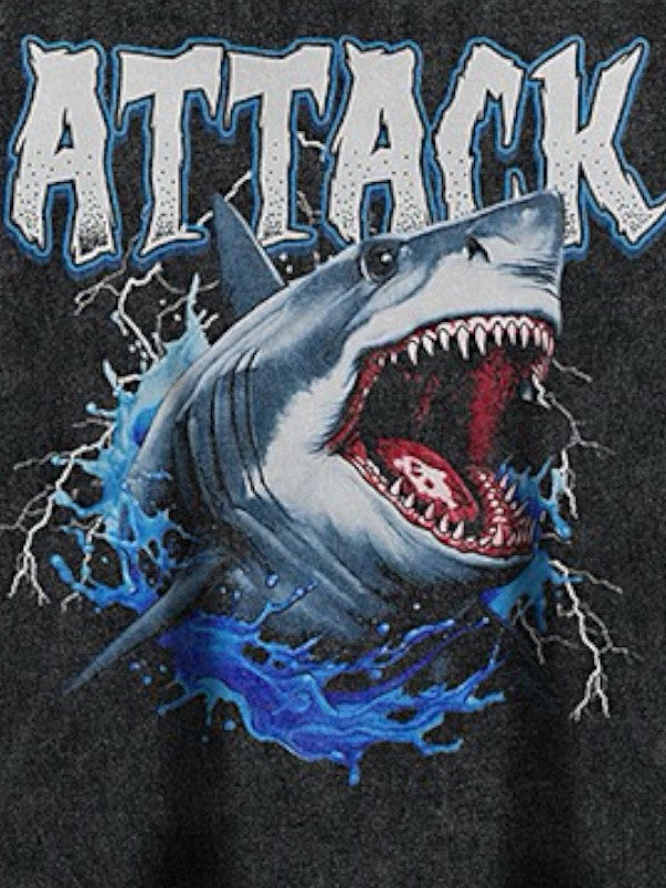 SHARK ATTACK VINTAGE CREWNECK